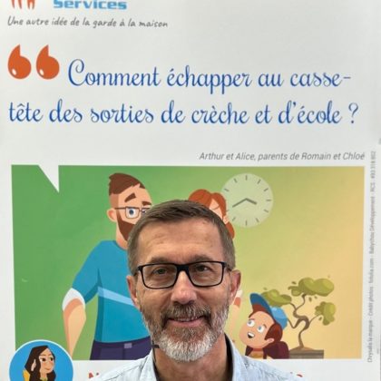 Arnaud Lemaire, responsable de l’agence Babychou Amiens