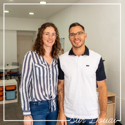 Ambre & Benoit CARDINALE, responsable de l’agence Babychou Douai